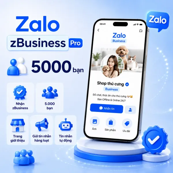 Zalo Business Pro - 5.000 Bạn