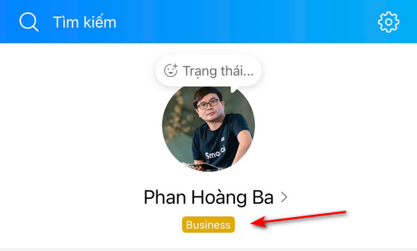 Tôi không thấy nhãn nhận diện sau khi nâng cấp Zalo Business?